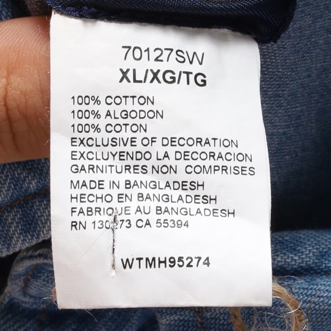 Wrangler Denim Work Shirt

 상품이미지9