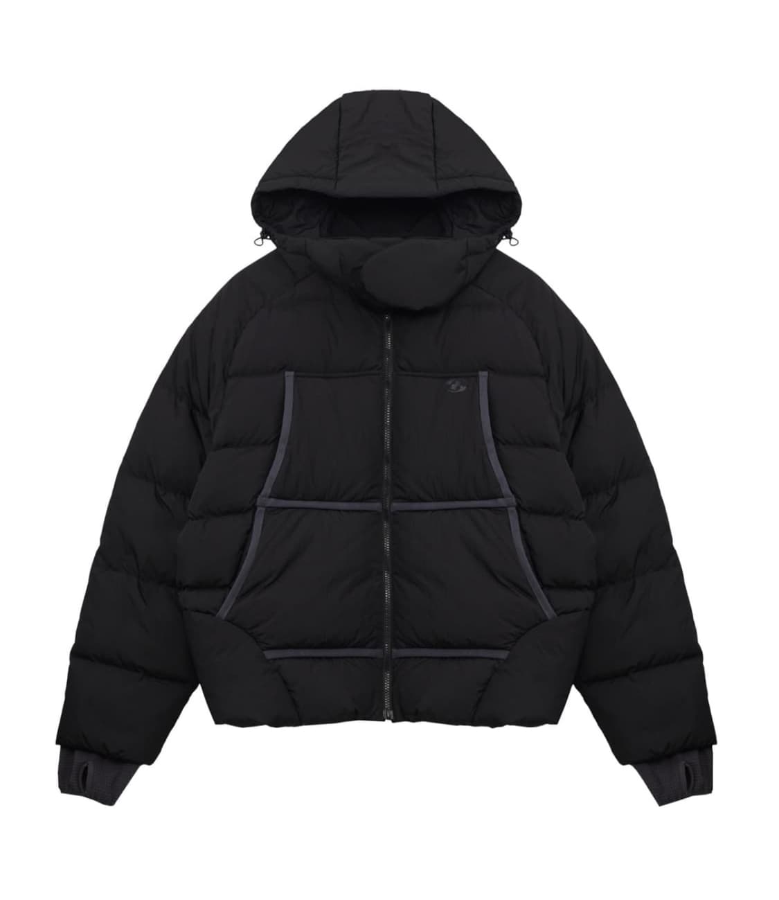 Sansan Gear Taped Puffer Jacket Black 상품이미지1