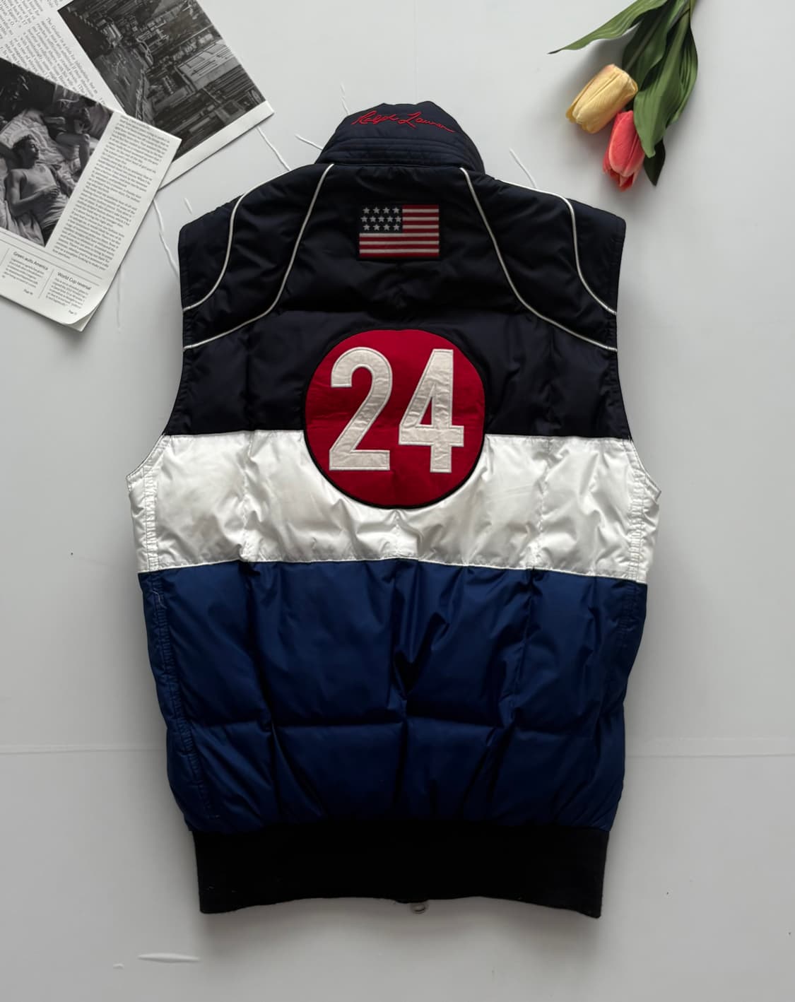 Polo 폴로랄프로렌 RL 레이싱 패딩 베스트 상품이미지4