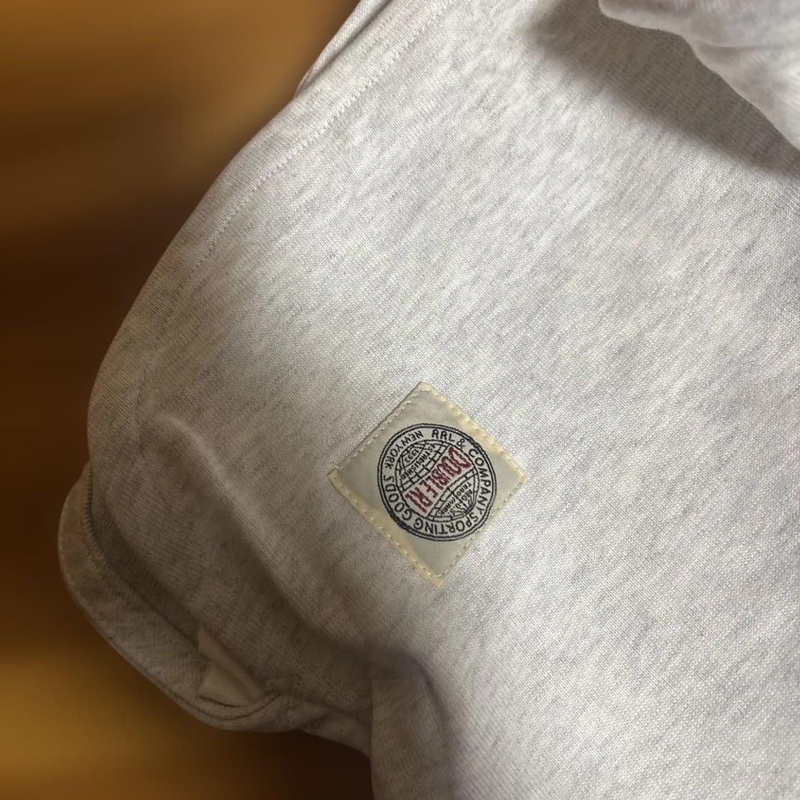 RRL 더블알엘 93rd 헤더 코튼 베이스볼 저지 반팔 셔츠 상품이미지5