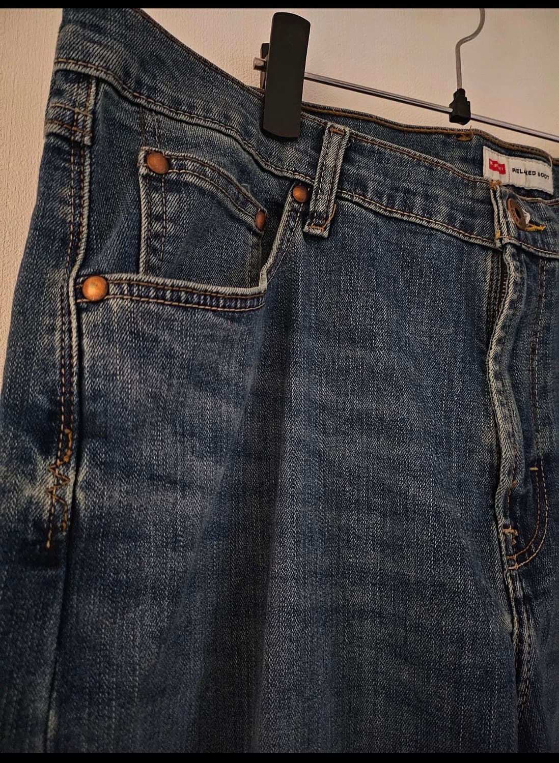 랭글러 부츠컷 데님 착샷있어요~ 상품이미지3