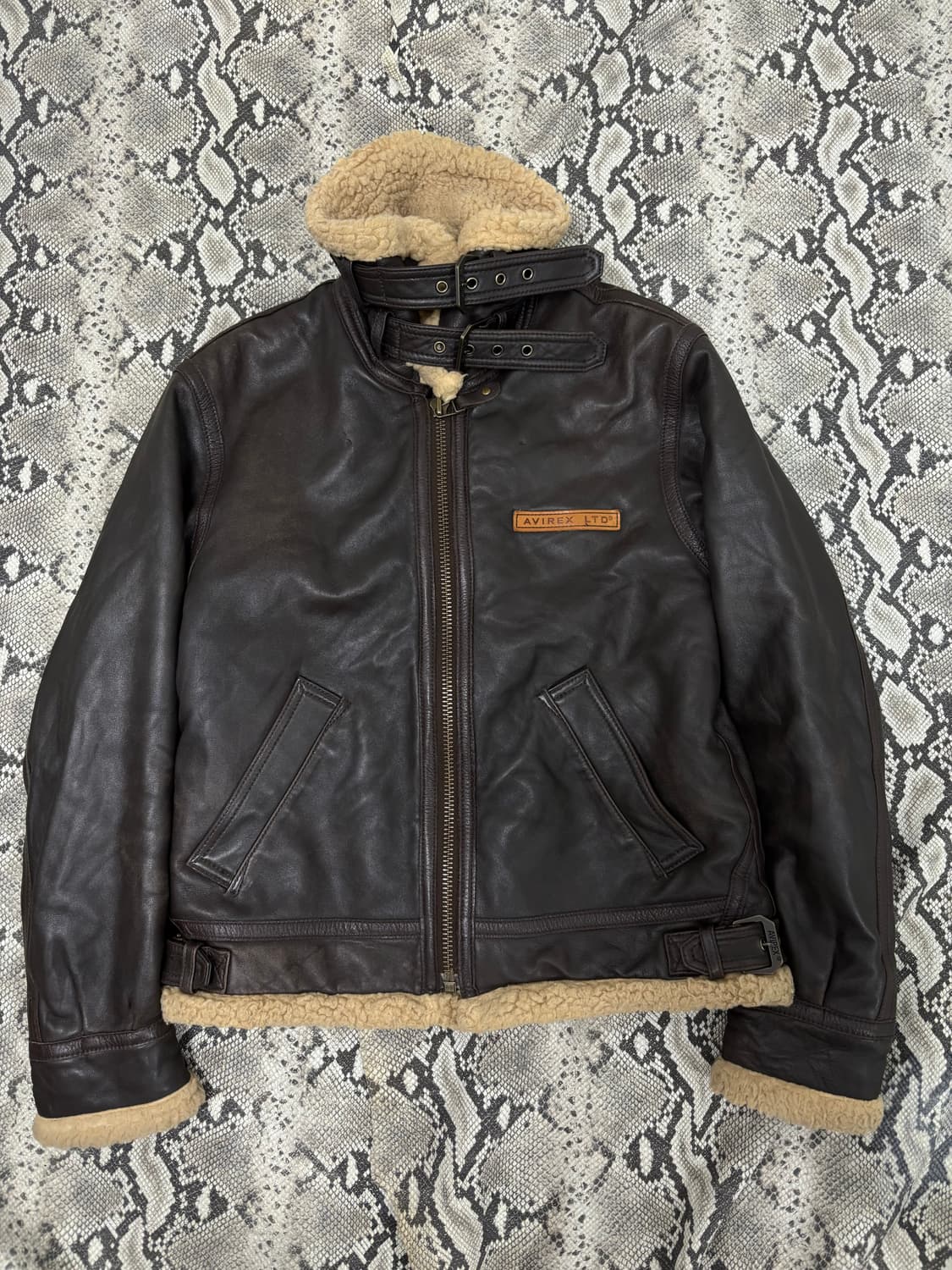 [AVIREX  LTD B-3]Leather Flight Jacket 상품이미지1