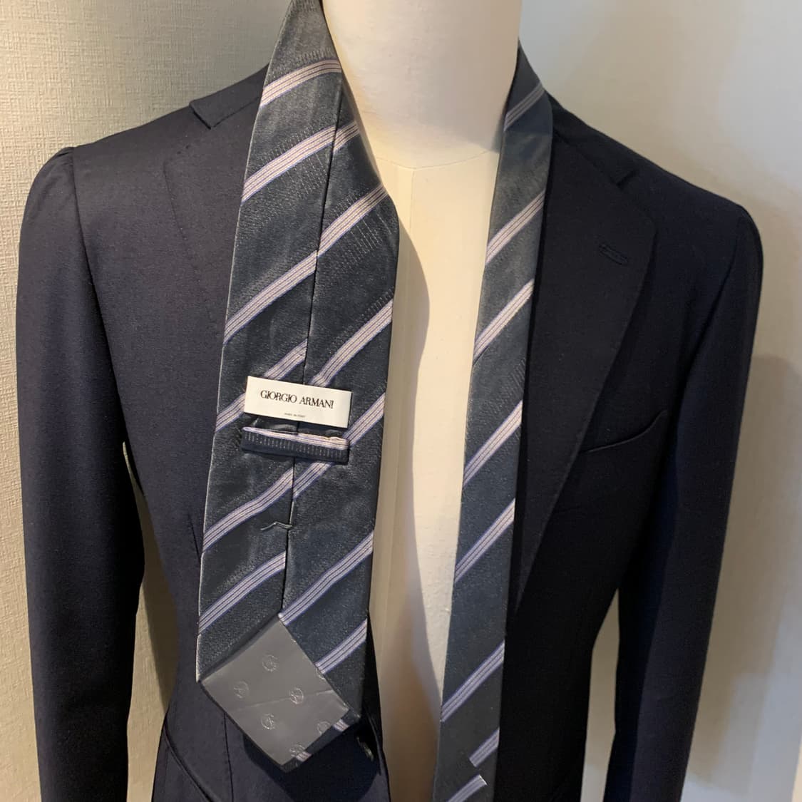 조르지오 아르마니(ARMANI) 신형 명품 클래식 스트라이프 넥타이 상품이미지2