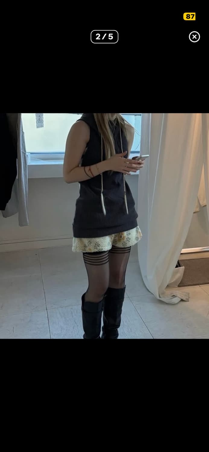 샵페어리 와플 홀터넥 후디 삽니다 상품이미지2