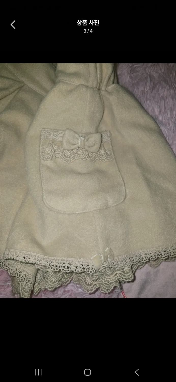 lizlisa 리즈리사 레이스 라떼갸루 베이지 큐롯 상품이미지3