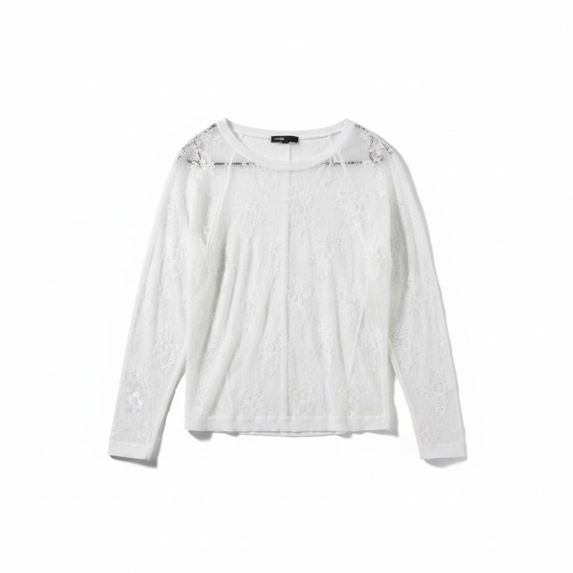 maje 마쥬 레이스 블라우스 화이트 상품이미지1