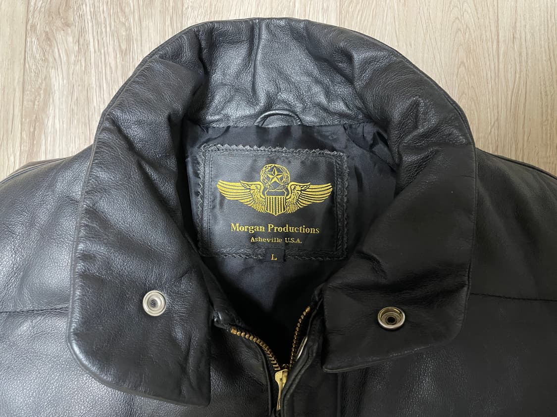 100) 70's 복각 모건 소가죽 시에라 다운패딩(RRL&LVC&폴로) 상품이미지3