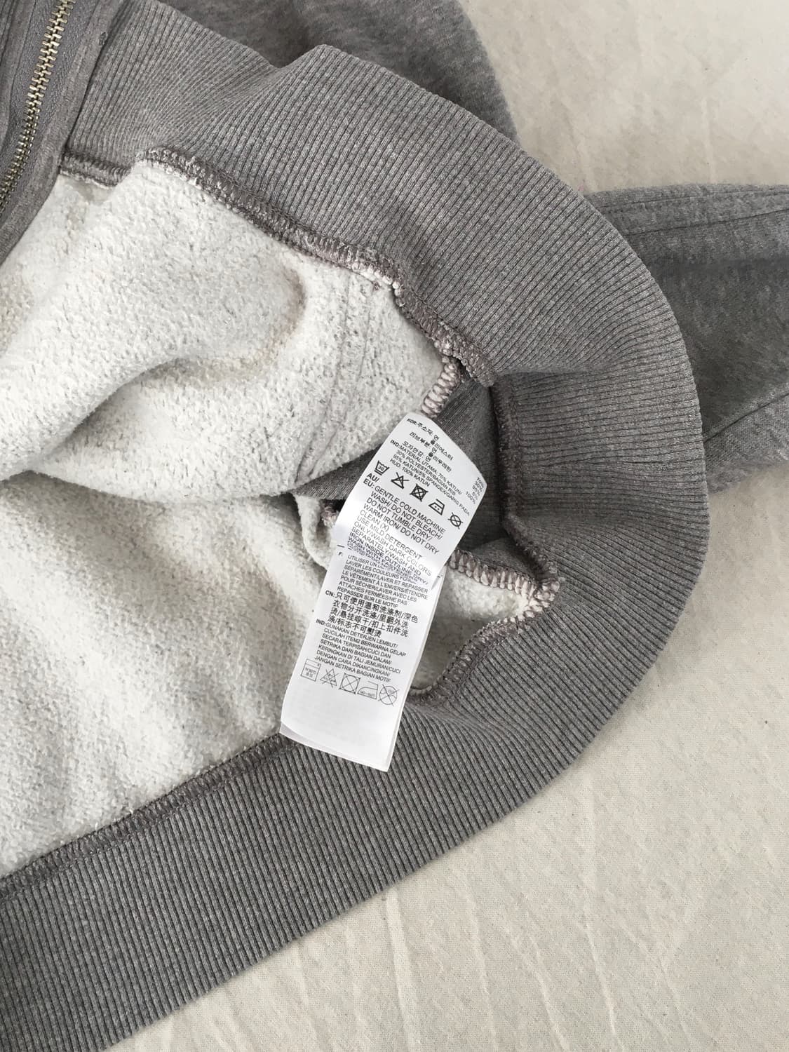 아디다스 가슴로고 후드집업 상품이미지6