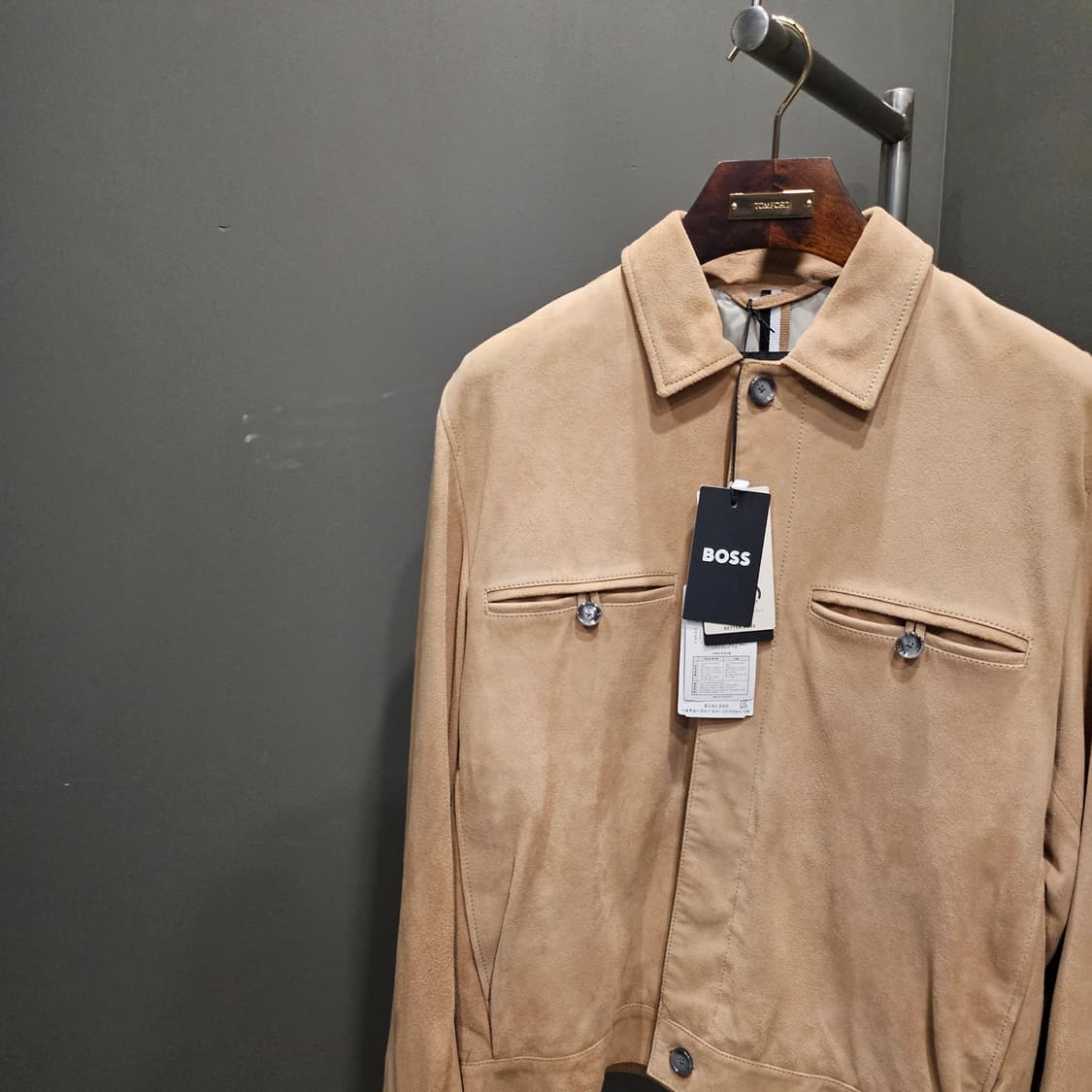 보스 BOSS 스웨이드 집 블루종 이종석 자켓 상품이미지4