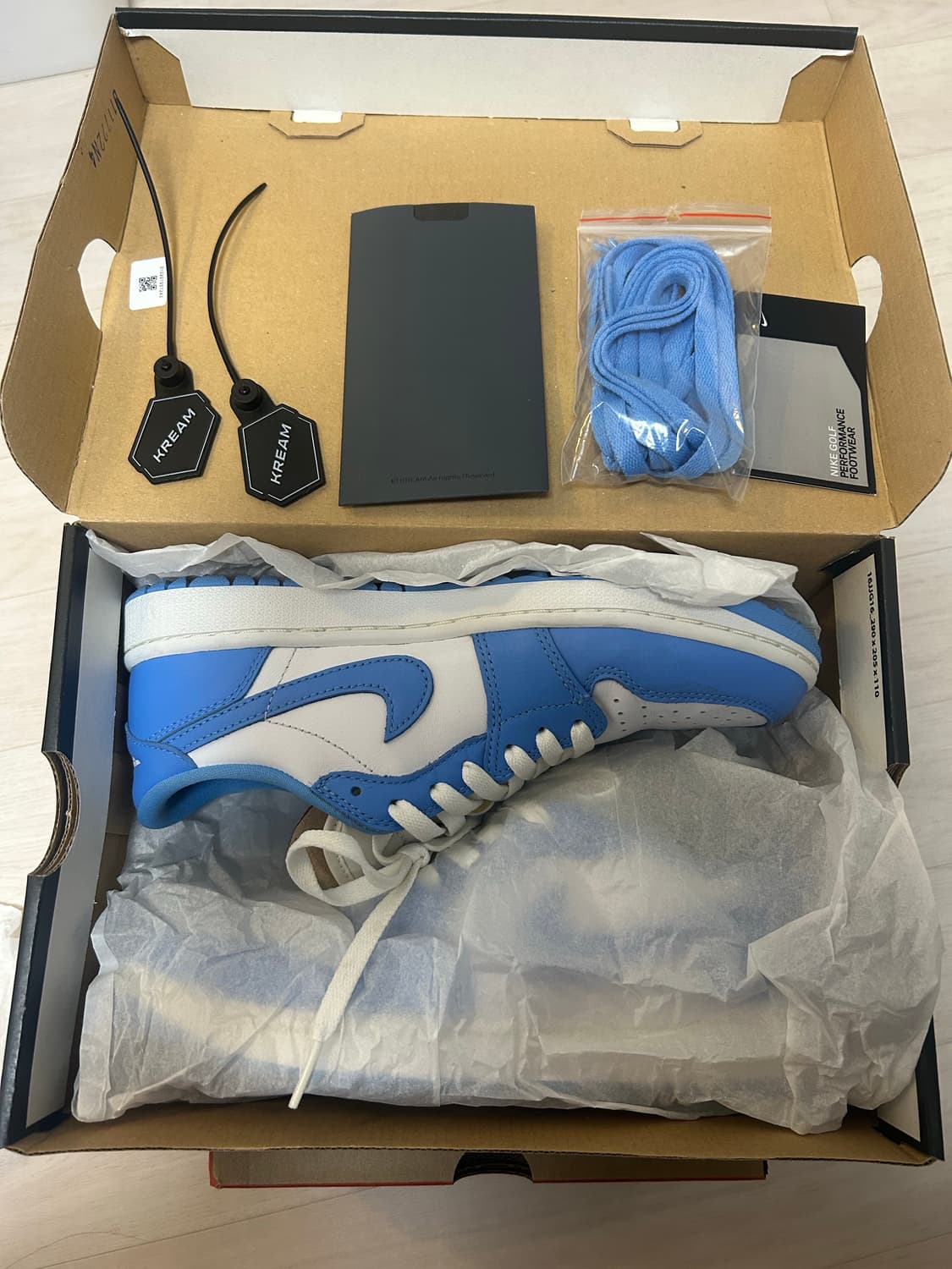 정품 나이키 조던 1 로우 골프 unc 250 상품이미지1