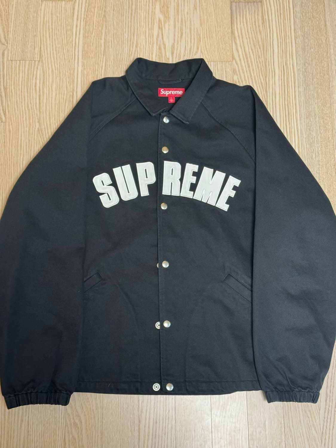 슈프림 아크 데님 코치 자켓 블랙 L 상품이미지1