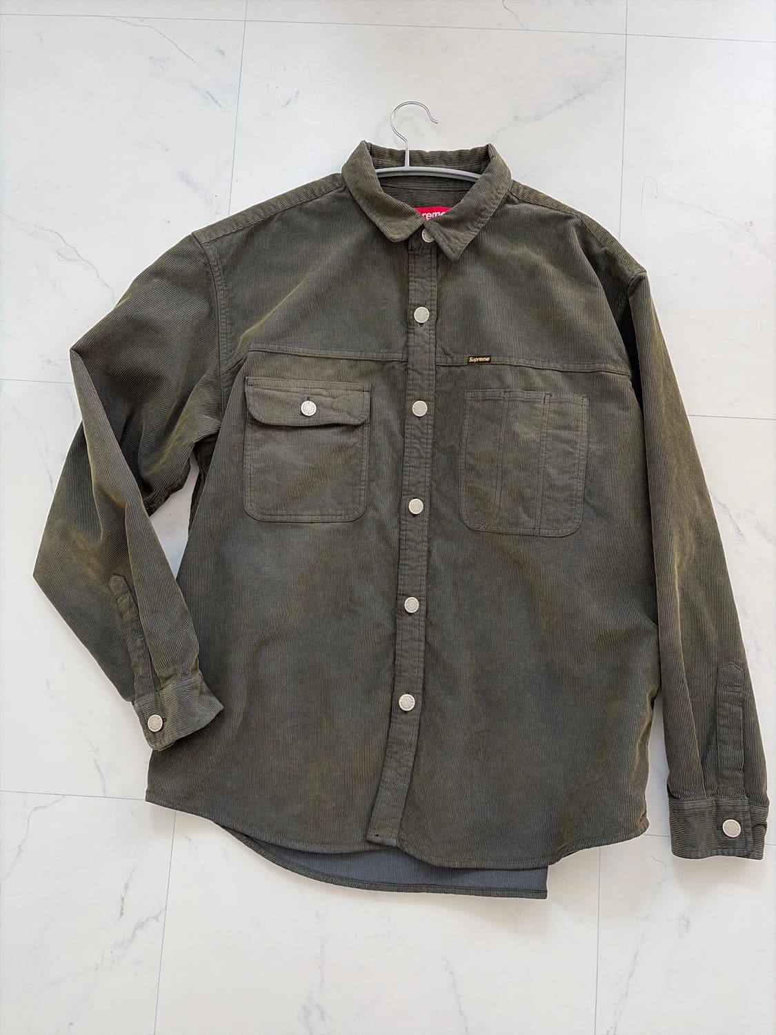 슈프림 코듀로이 셔츠 M 상품이미지1