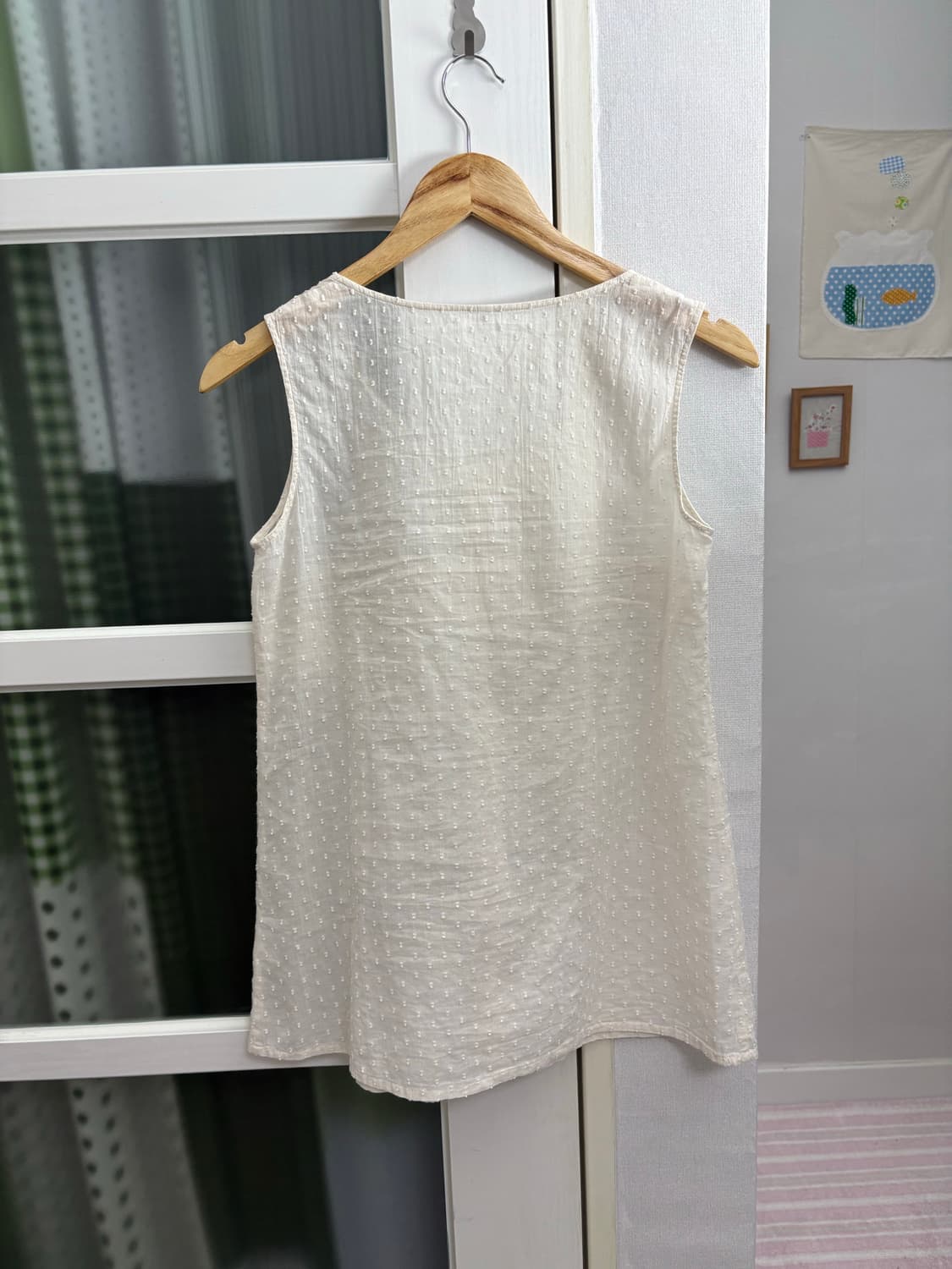 아이보리 도트 슬리브리스 상품이미지5