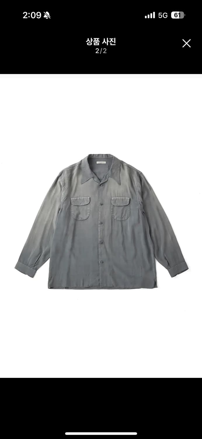 Oldjoe brand SWALLOW COLLAR NASSOU SHIRT 상품이미지2