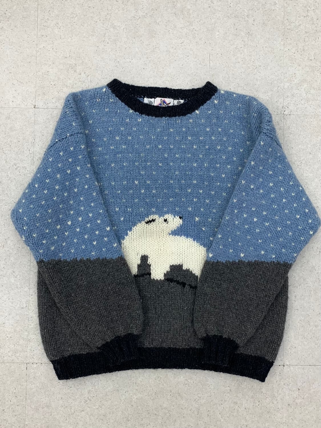 American vintage 80’s 핸드 니트 상품이미지3