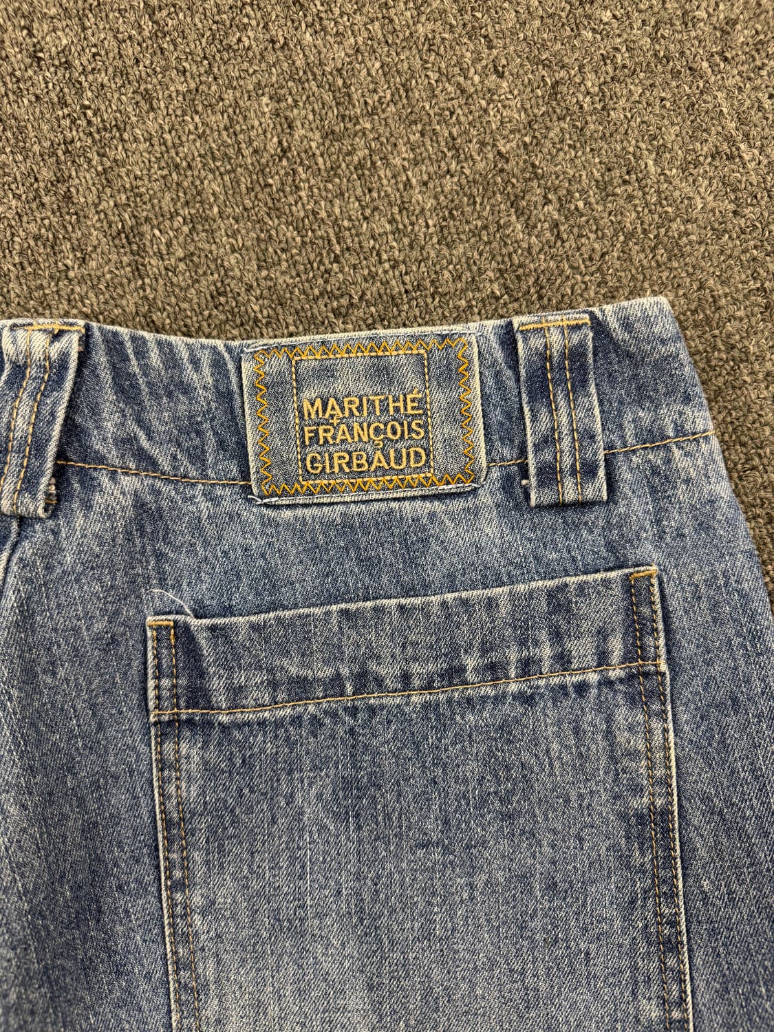 34)마리떼 프랑소와 저버 빈티지 더블 포켓 버뮤다 데님 팬츠 상품이미지9