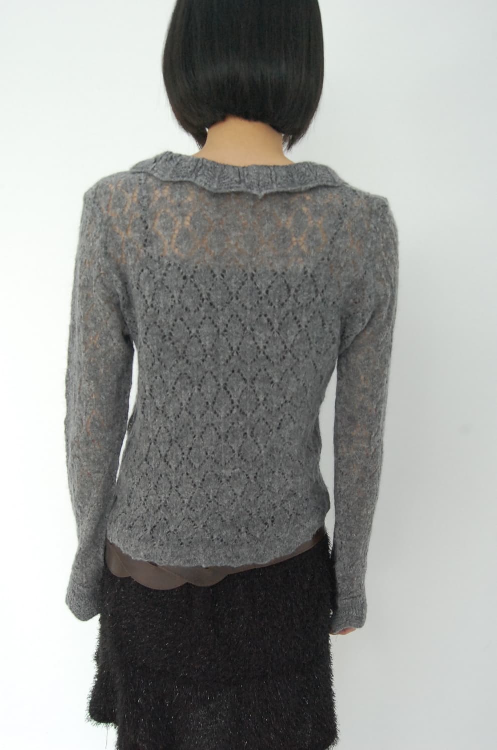 Agnes b crochet knit cardigan 상품이미지6