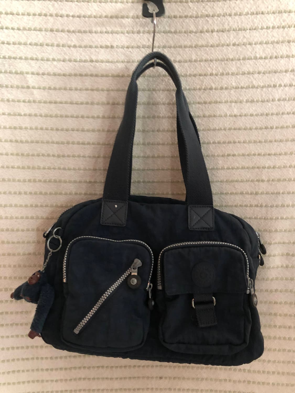 빈티지 키플링 Y2K 네이비 나일론 숄더백 토트백 상품이미지1