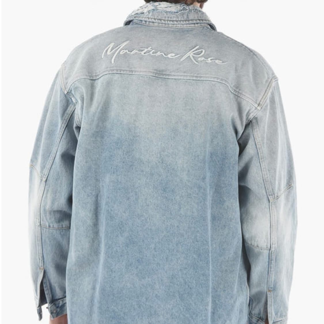 마틴로즈 자수 로고 데님 자켓 상품이미지1