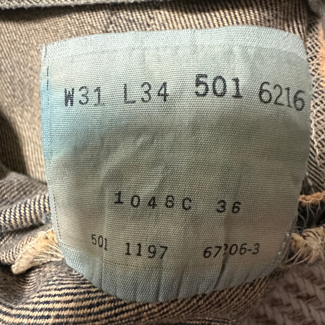 LEVI'S 501 90's usa made denim pants 상품이미지5