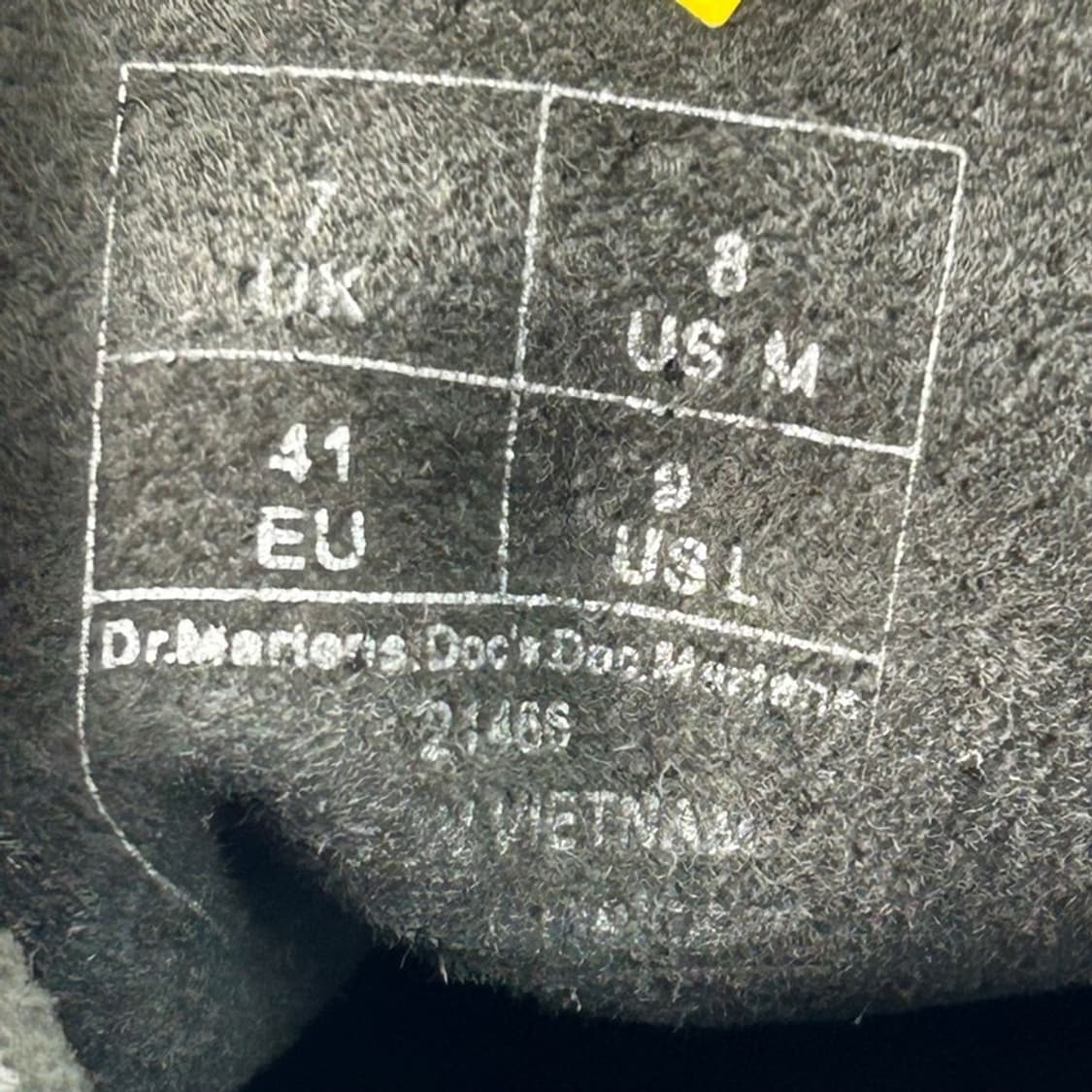 닥터마틴 1460 8홀 스웨이드 부츠 UK 7 상품이미지7