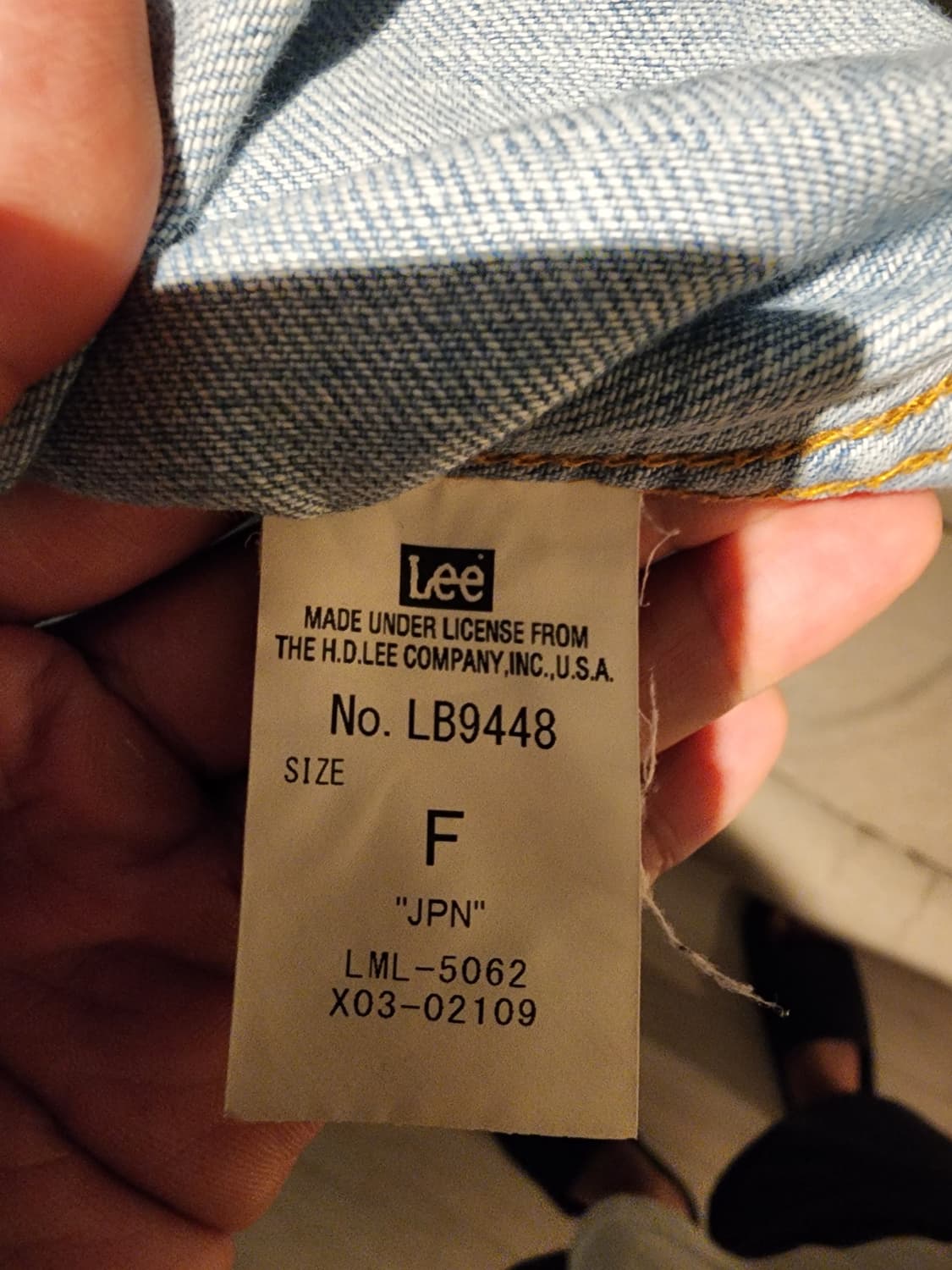 Lee x CIAOPANIC TYPY 연청 데님 셔츠 오버핏 웨스턴 상품이미지5