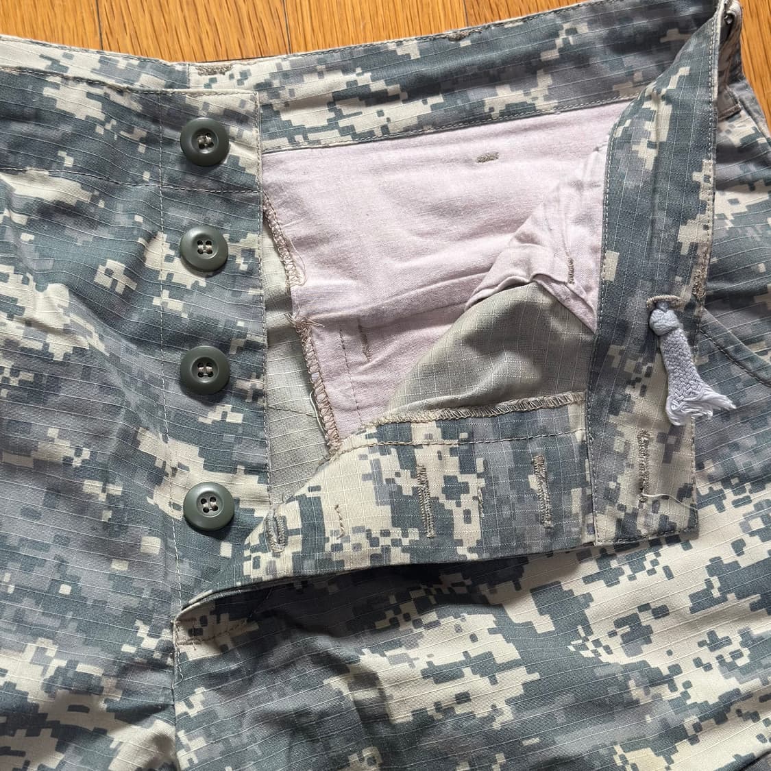 빈티지 디지털카모 카고 쇼트팬츠 상품이미지2