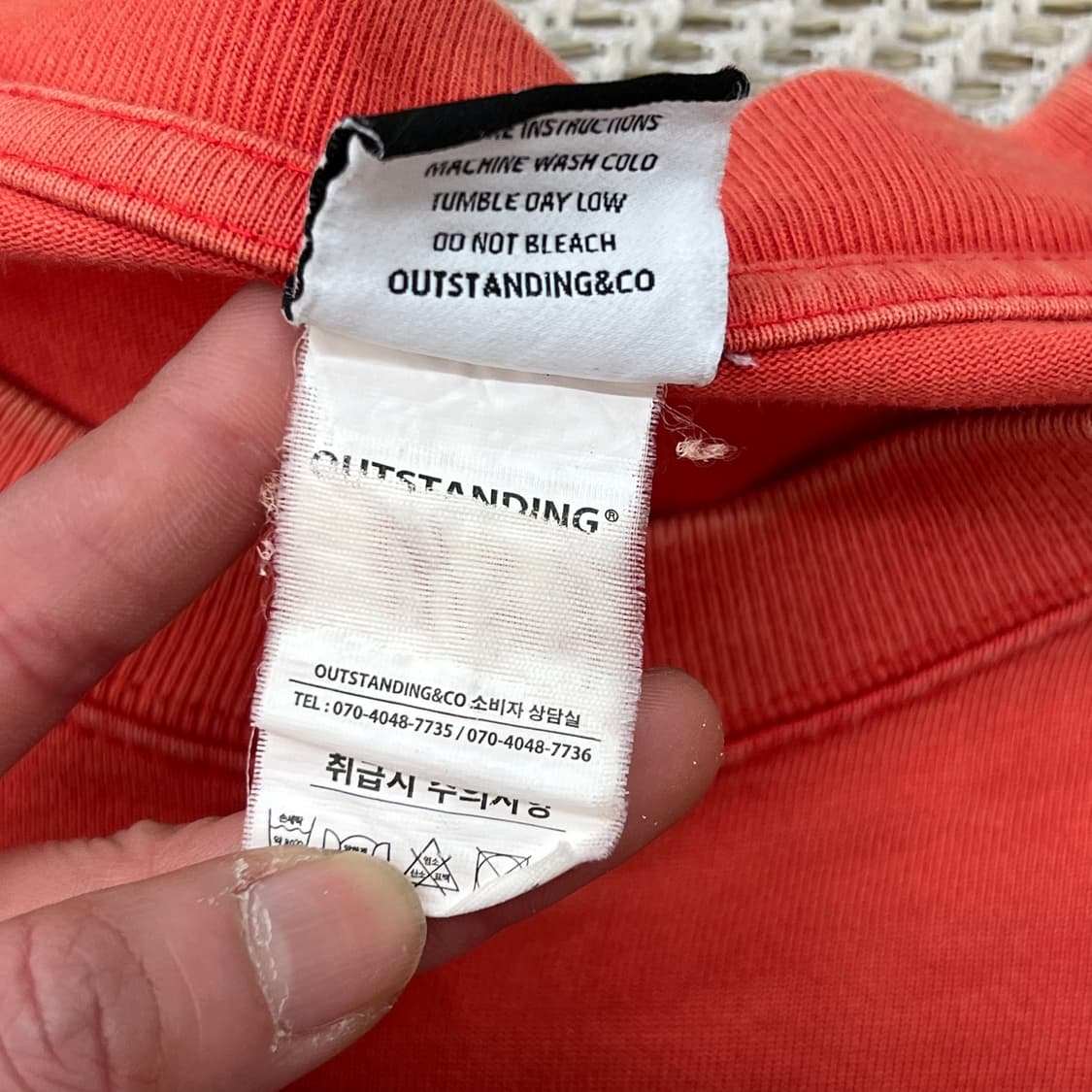 아웃스탠딩 프린팅 반팔티 r3027 상품이미지6