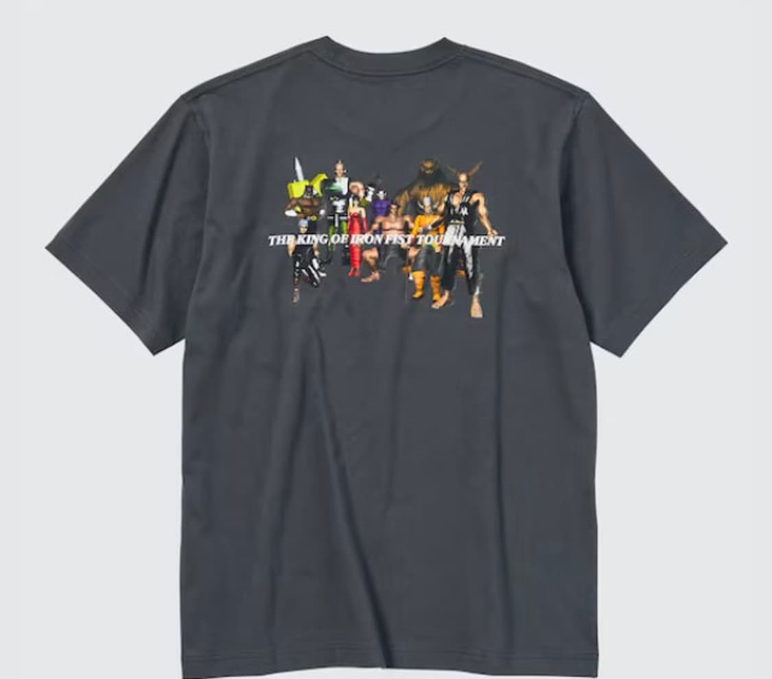 유니클로 철권 콜라보 반팔 티셔츠 XL 게임 애니 빈티지 상품이미지2