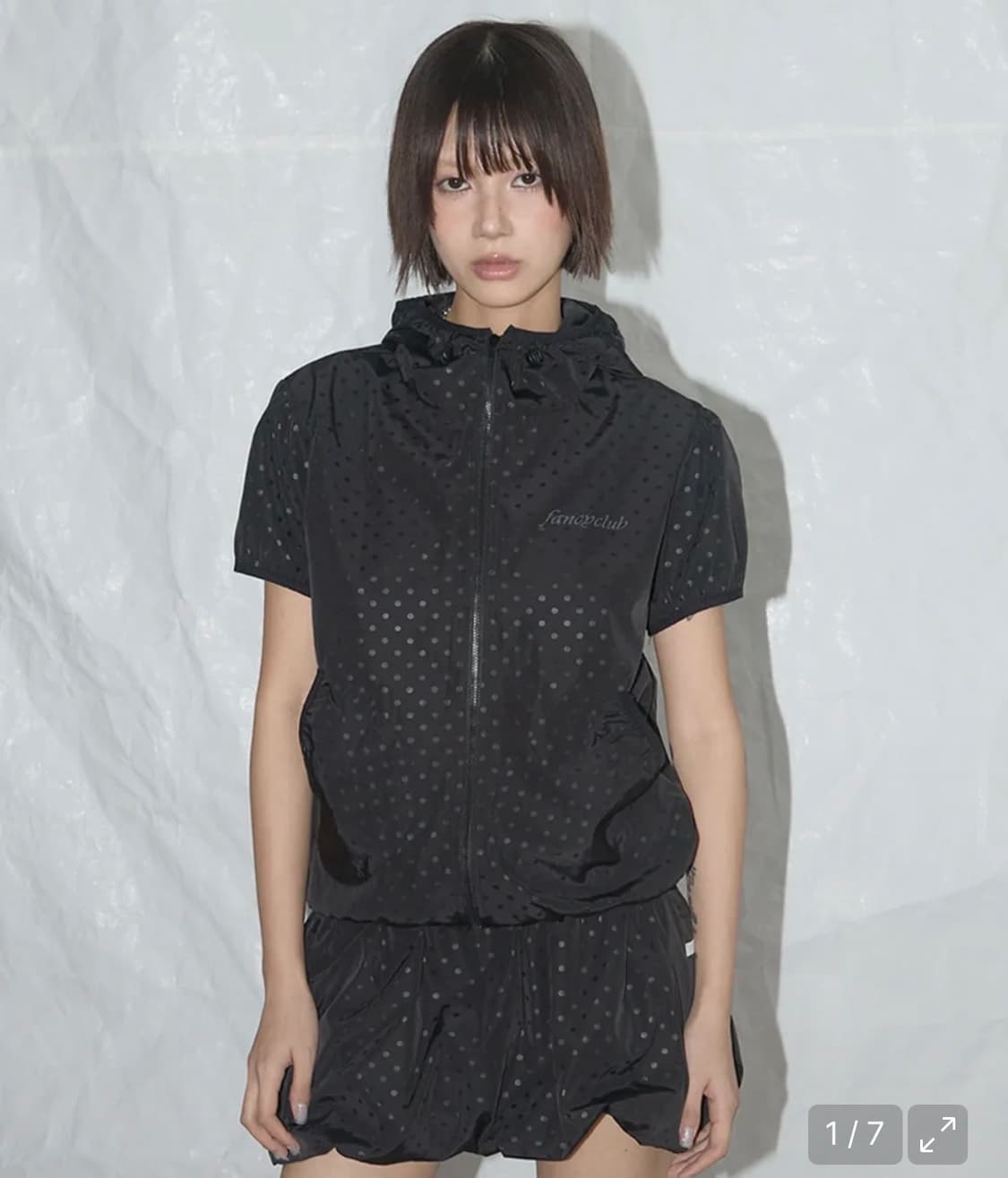 팬시클럽 도트 벌룬 미니 스커트 상품이미지3