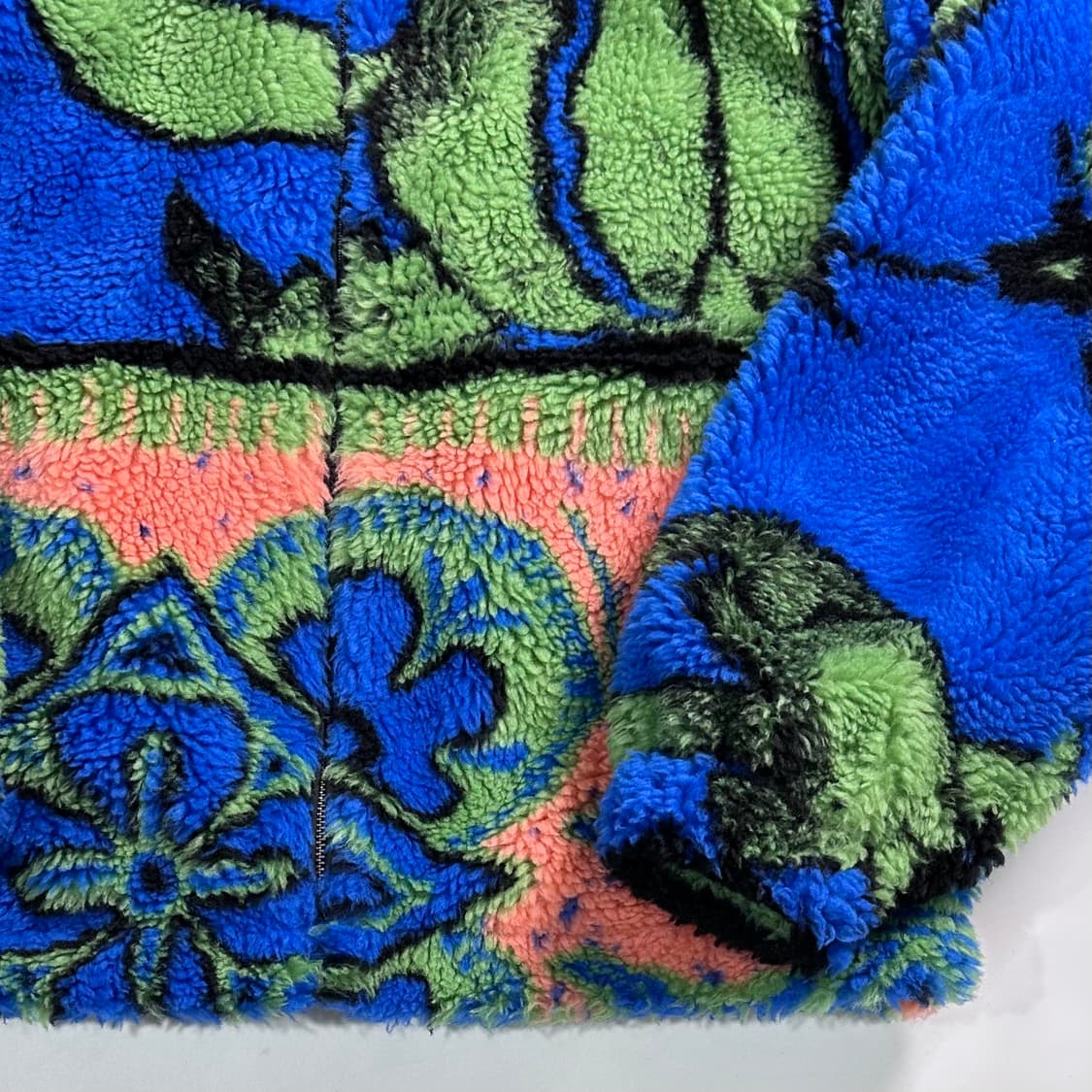 디스이스네버뎃 후리스 패턴 후드자켓 상품이미지5