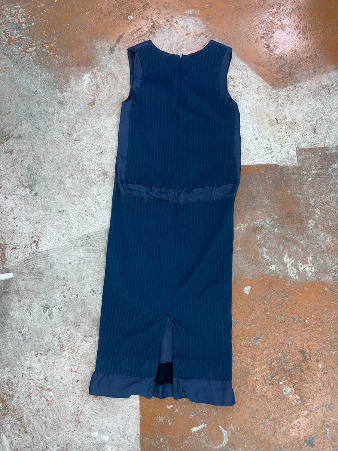 90s-00s 마틴 마르지엘라 아카이브 드롭 웨스트 핀스트라이프 원피스 상품이미지10