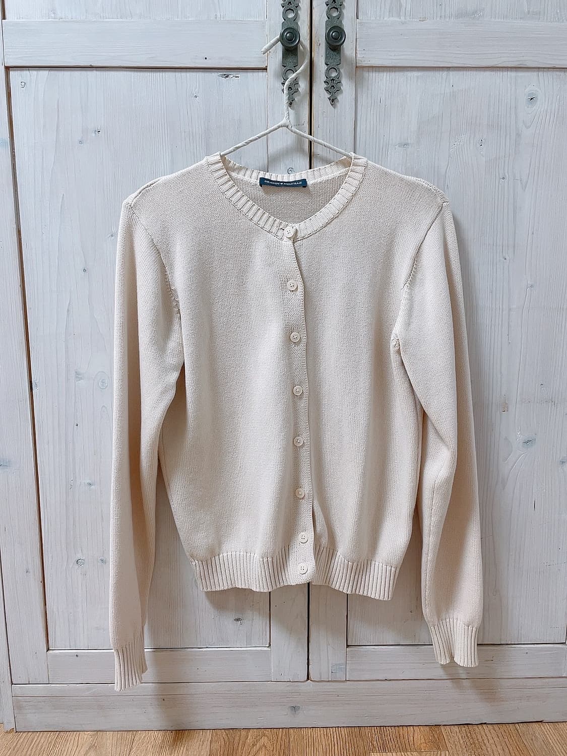 브랜디멜빌 베이지핑크 면 가디건 상품이미지3