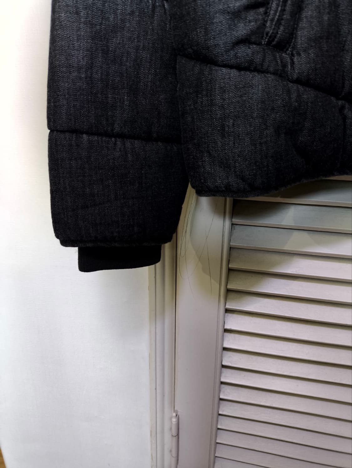 M 캘빈클라인 그레이 데님 경량패딩 상품이미지2