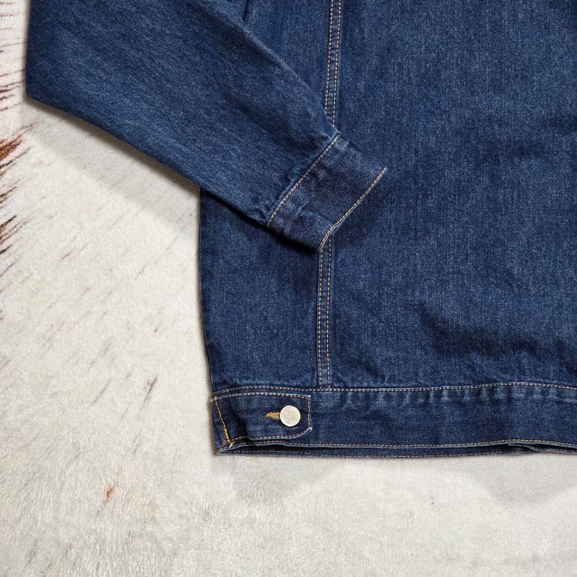 빈티지 진청 투포켓 데님 자켓 상품이미지5