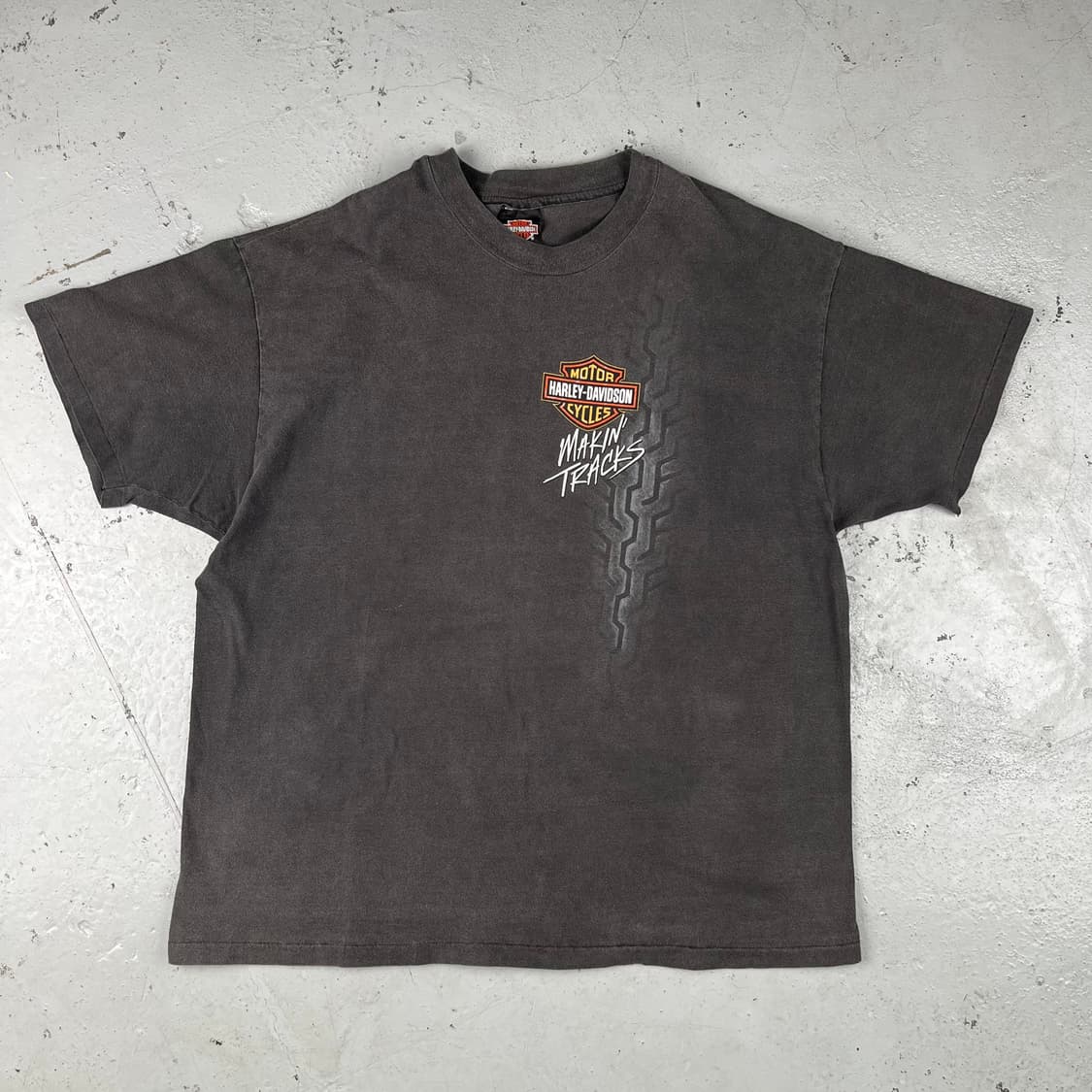 빈티지 할리데이비슨 Makin' Tracks 반팔티 상품이미지1