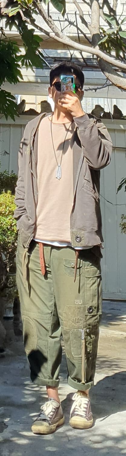 m-65팬츠 빈티지 커스텀 [초기형/ 사이드지퍼/ 썬페이딩] 상품이미지8