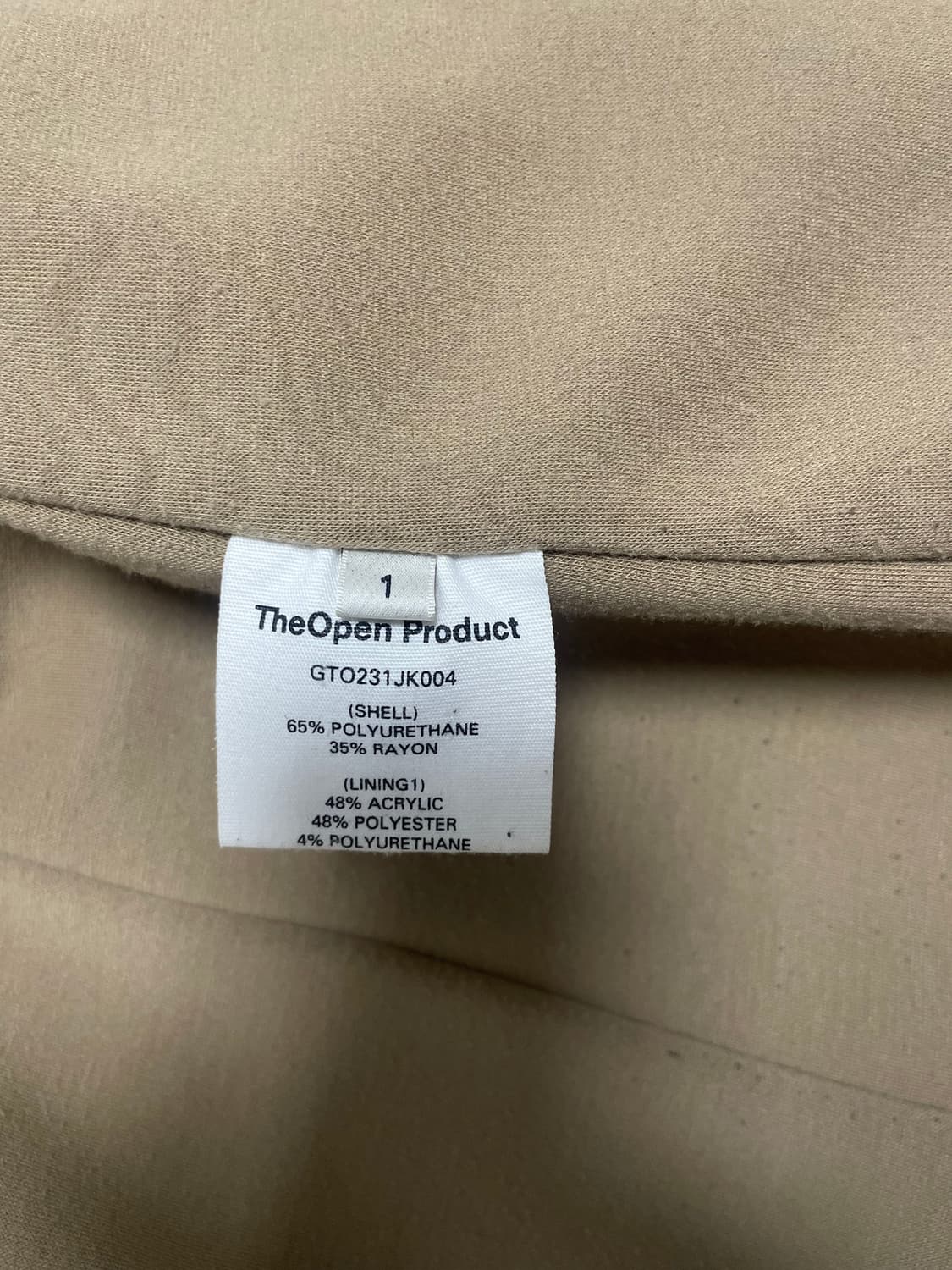 더오픈프로덕트 openyy 레더자켓 브라운 1사이즈 상품이미지7