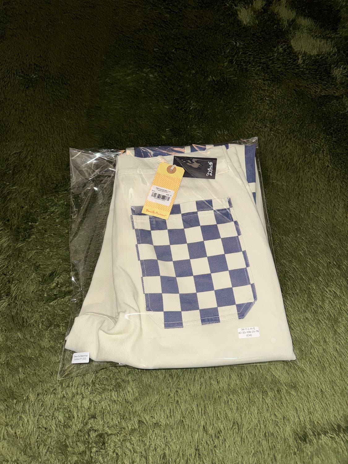 [32] 데우스 엑스 마키나 프레자일 프린팅 코튼 워크 팬츠 아이보리 상품이미지10