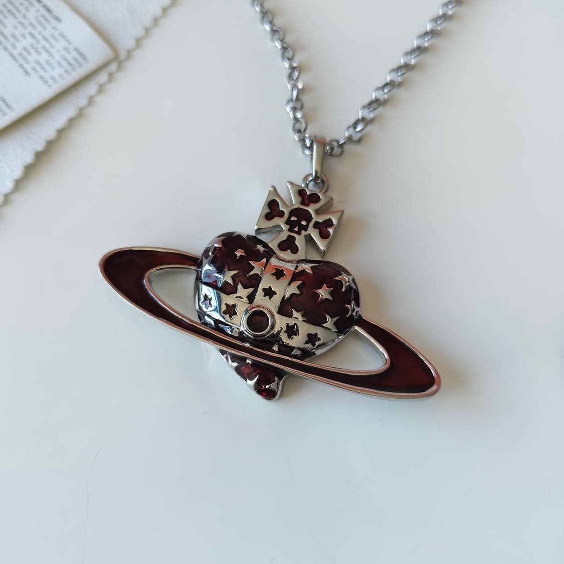 비비안웨스트우드 레어 빅디아망떼 목걸이 상품이미지1