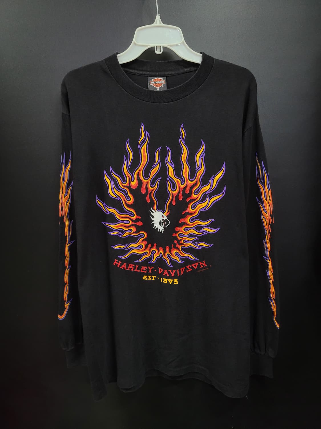 HARLEY DAVIDSON 할리데이비슨 1990s 빈티지 롱 슬리브 상품이미지7