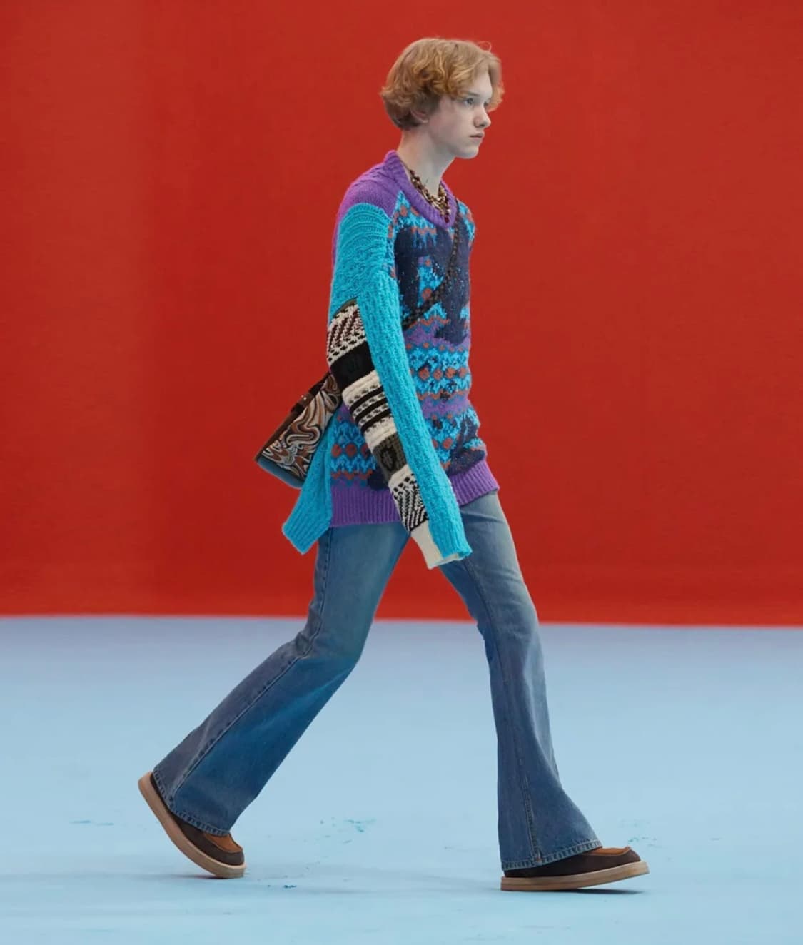 앤더슨벨 리버 자카드 크루넥 스웨터 (새상품급) 상품이미지4