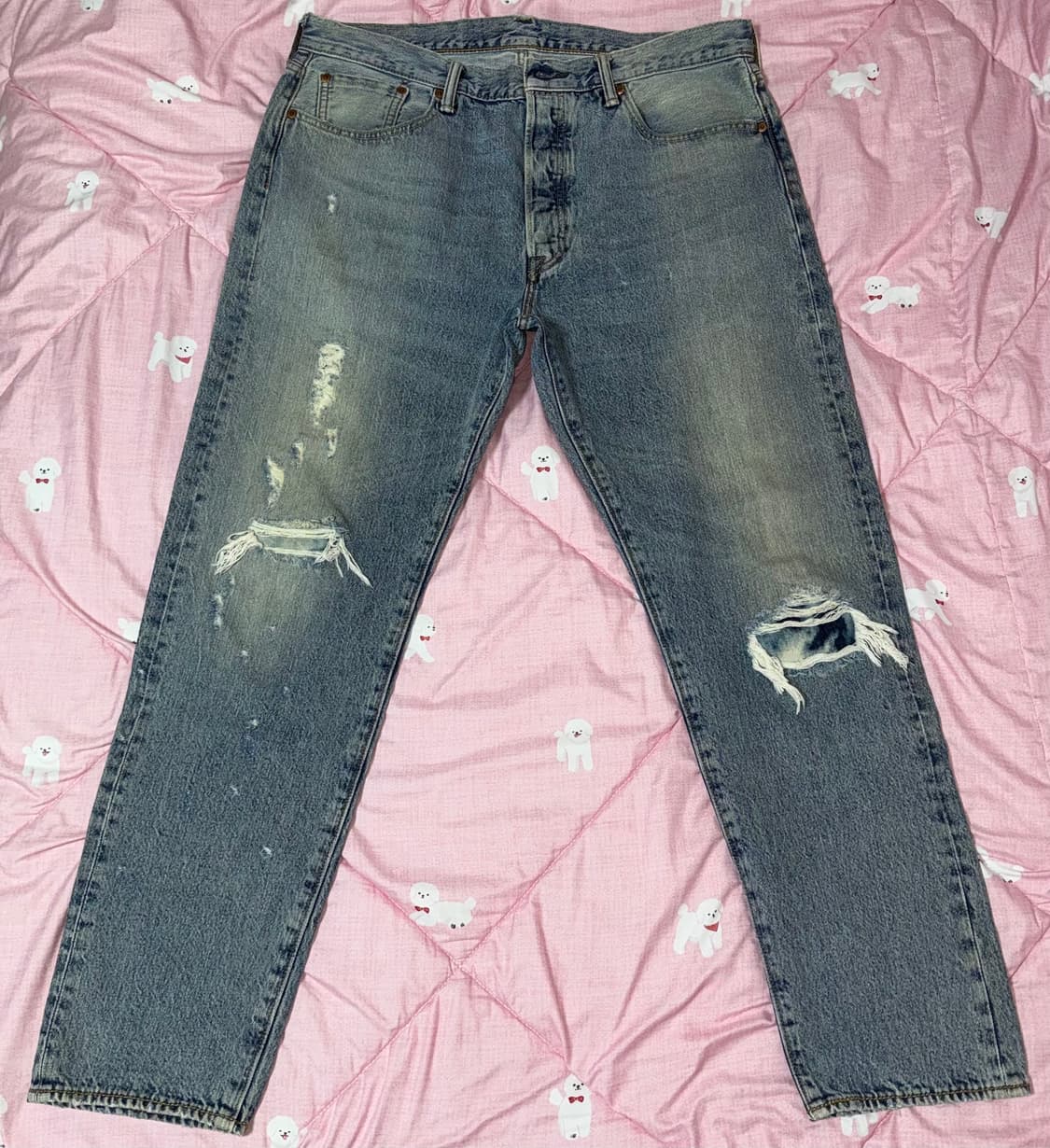 리바이스 501 디스트로이드 데님 팬츠 상품이미지1