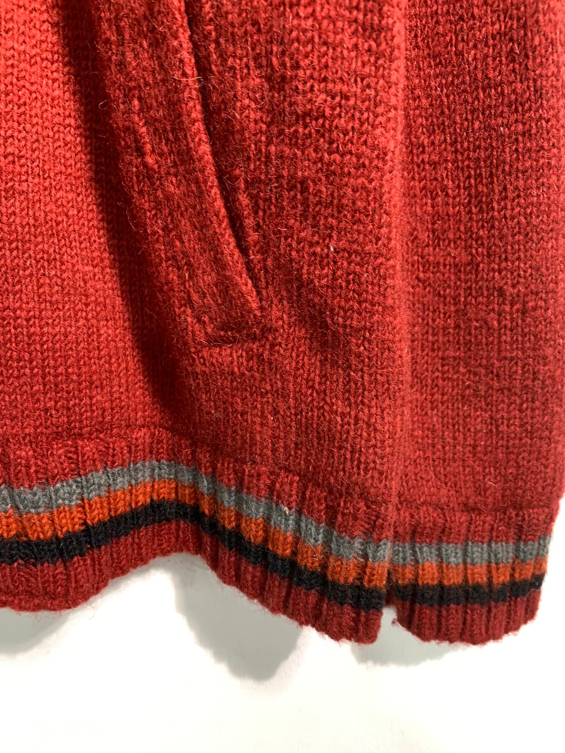 Wool 100% 캐나다 니트후드집업 s (made in nepal) 상품이미지6