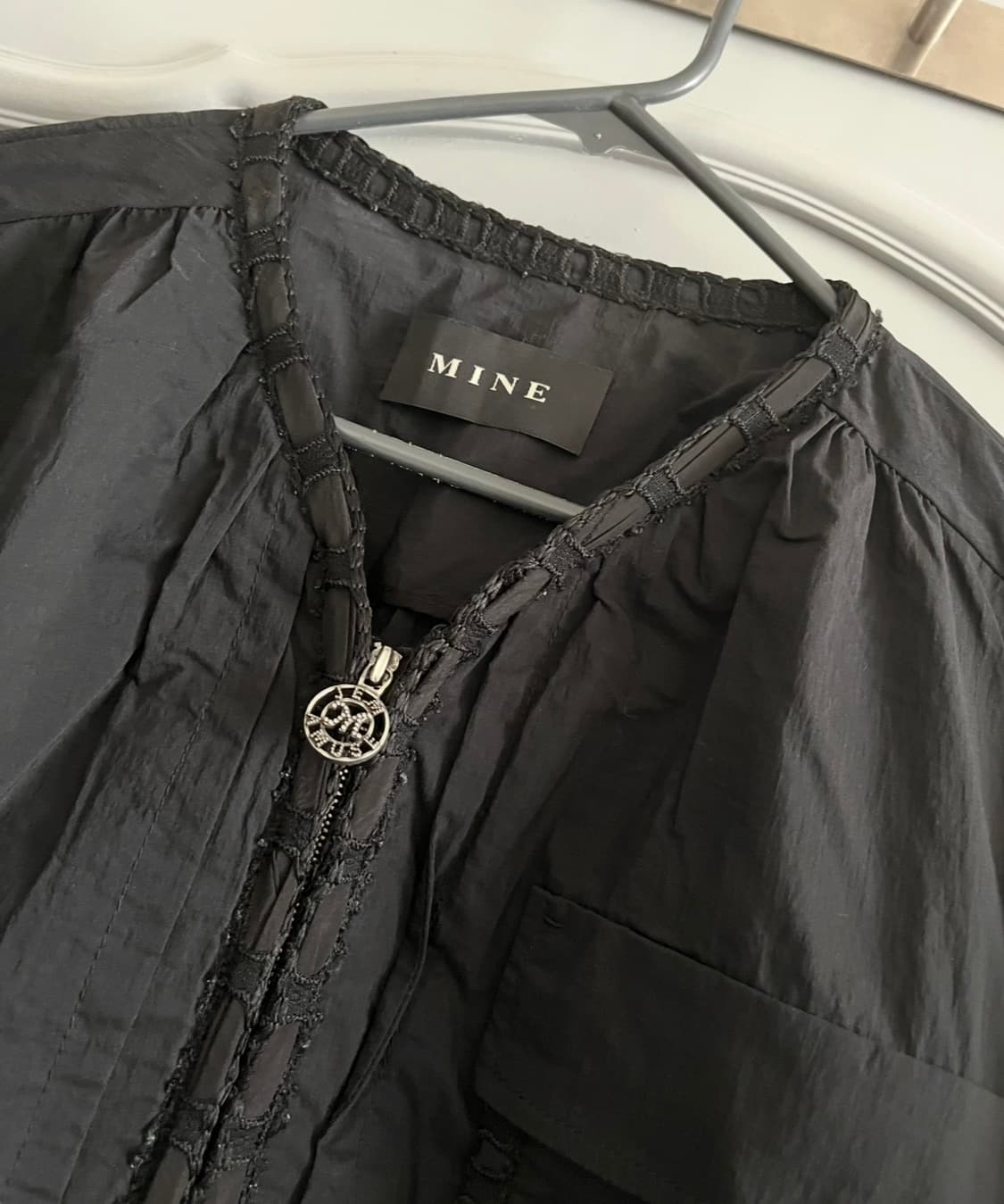 21ss 마인 텍스처 블록 집업 점퍼 55사이즈 상품이미지7