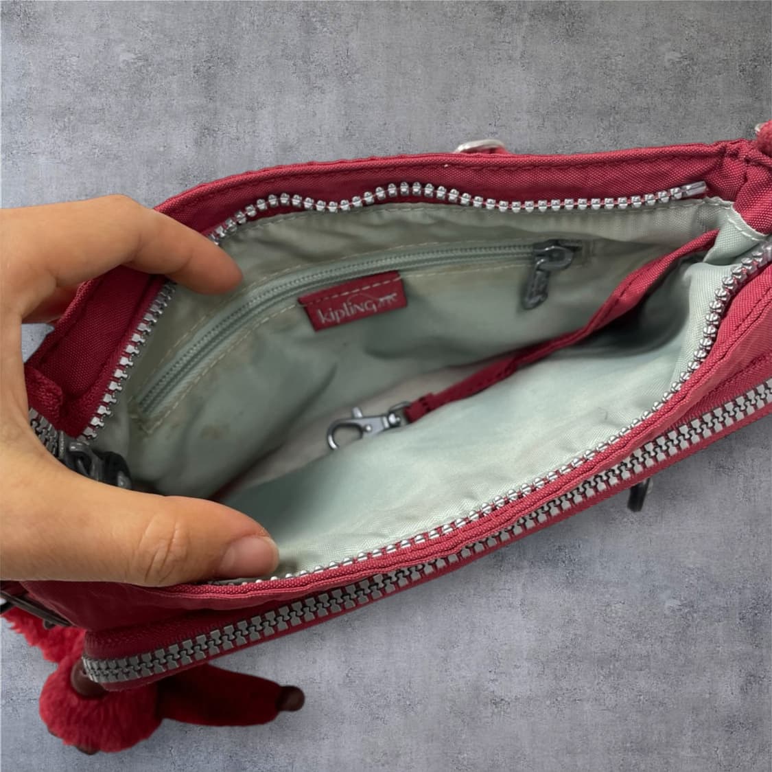 키플링 Kipling 레드 밀로스 미니 크로스백 상품이미지4