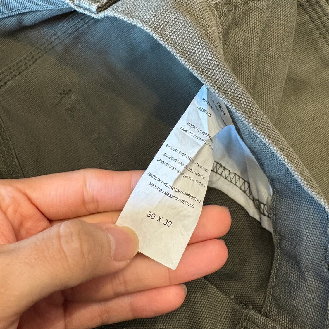 디키즈 정품 모스 그린 카펜터 팬츠 상품이미지10