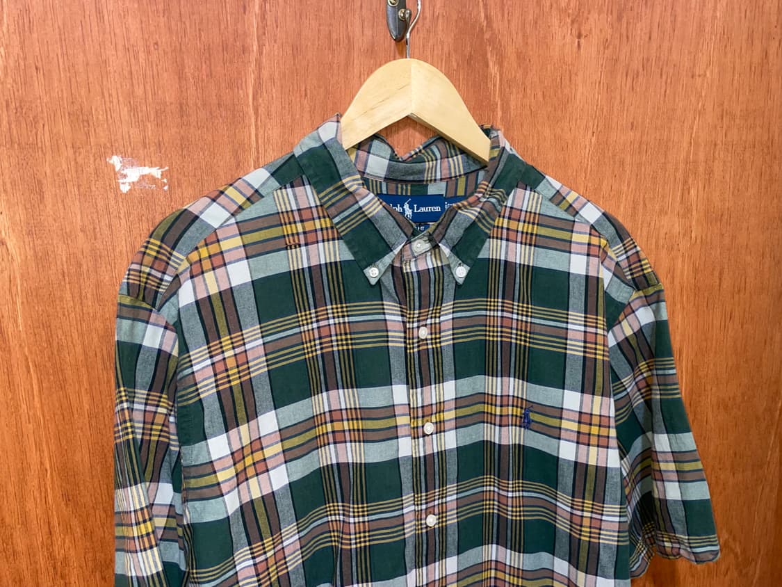 (2XL) POLO 폴로 랄프로렌 체크 반팔 셔츠 클래식핏 상품이미지2