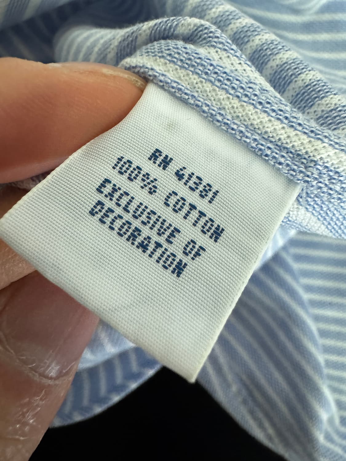 여성 폴로 랄프로렌 옥스포드 니트 스트라이프 셔츠 S 상품이미지4