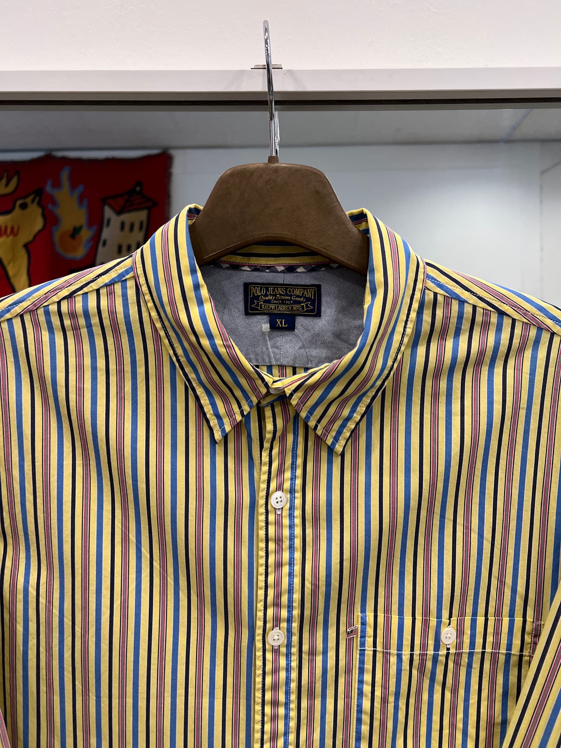 00s Polo Jeans 폴로 진스 스트라이프 셔츠 상품이미지3
